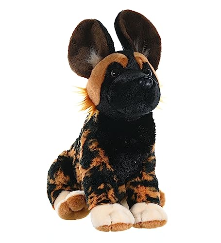 Wild Republic 10900 Cane selvaggio africano, coccolone Peluche, Regali per Bambini 30 c Tier Cuddlekins, Afrikanischer Wildhund, 30 cm von WILD REPUBLIC