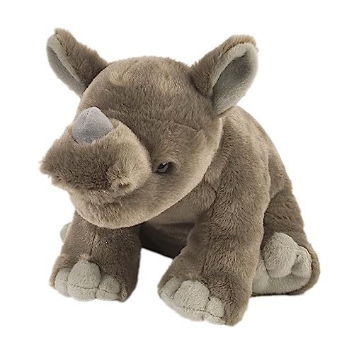 WILD REPUBLIC 10915 rhinocéros bébé, Peluche, molleux Cadeau, 30 cm (-) (-) Cuddlekins, Nashorn Baby von WILD REPUBLIC