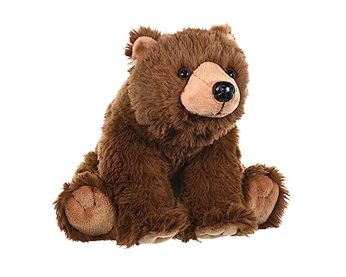 Wild Republic Cuddlekins Braunbär, Stofftier, Baby-Geschenk für Mädchen und Jungen, Kinder Plüschtier, Kuscheltier Für Babys, Spielzeug aus Recyclingmaterial, 30 cm, Braun von WILD REPUBLIC