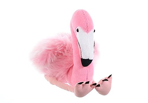 Wild Republic 10903 Republic Plüsch Flamingo, Cuddlekins Kuscheltier, Plüschtier 30cm von WILD REPUBLIC