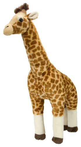 Wild Republic 12228 12386 - Cuddlekins Giraffe stehend, groß, Plüschtier, 64 cm von WILD REPUBLIC