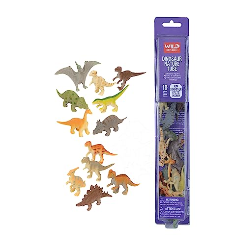 Wild Republic 12756 - Tubes Spielset, Dino, 28 cm, Merhfarbig von WILD REPUBLIC