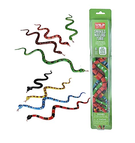 Wild Republic 12884 - Nature Tube Spielset, Schlangen, 32 cm, Schlange von WILD REPUBLIC