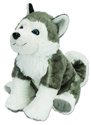 Wild Republic 13467 Perro Peluches Animal Husky Plüschtier, Cuddlekins Kuscheltier, Stofftier 30 cm von WILD REPUBLIC