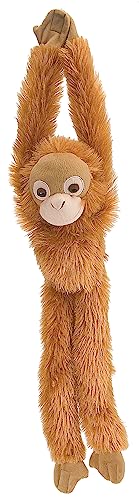 Wild Republic 14469 15254 Hanging Monkey Orang Utan Plüsch Affe, 51 cm, Orangutan, 20", Braun von WILD REPUBLIC