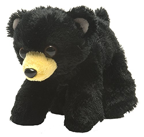 Wild Republic 14868 Hug'ems Plüschtier, Kuscheltier, Bär 18cm, Schwarzbär von WILD REPUBLIC