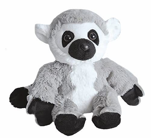 Wild Republic 15038 Hug 'ems Plüschtier, Kuscheltier, Ringelschwanz Lemur, Katta 18 Cm von WILD REPUBLIC