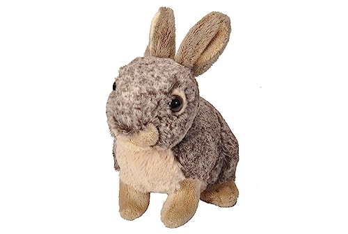 Wild Republic 15951 18044 Bunny Plush Plüsch Kaninchen, Cuddlekins Kuscheltier, Plüschtier, 20 cm, Multi, Hase von Wild Republic