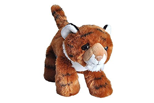 Wild Republic 16233 Hug'ems Plüschtier, Kuscheltier, Tiger 18cm von WILD REPUBLIC