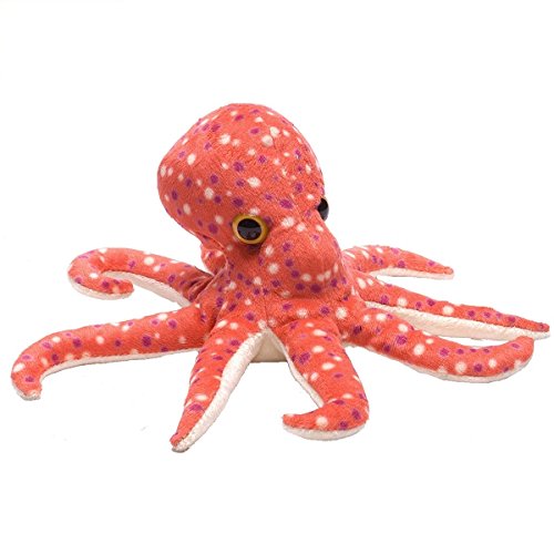 Wild Republic 15255 Republic Hug 'ems Plüschtier, Kuscheltier, Oktopus, Tintenfisch 18 Cm, Krake von WILD REPUBLIC