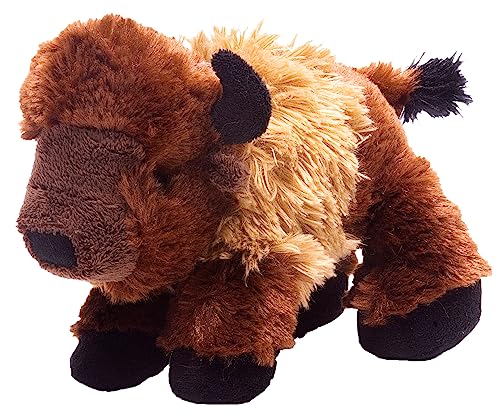 Wild Republic 16267 Hug´EMS Stofftier Bison, Kuscheltier 18 cm, Multi von WILD REPUBLIC