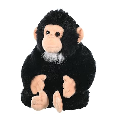 Wild Republic 15310 Republic 16521 Chimpancé de Peluches Plüsch Schimpanse, Cuddlekins Kuscheltier, Plüschtier, 30 cm von WILD REPUBLIC