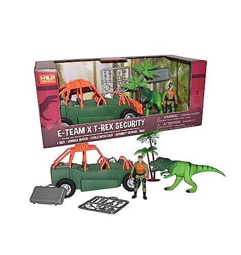 Wild Republic 16830 X T-Rex Spielset E-Team Box Set, one Size von WILD REPUBLIC