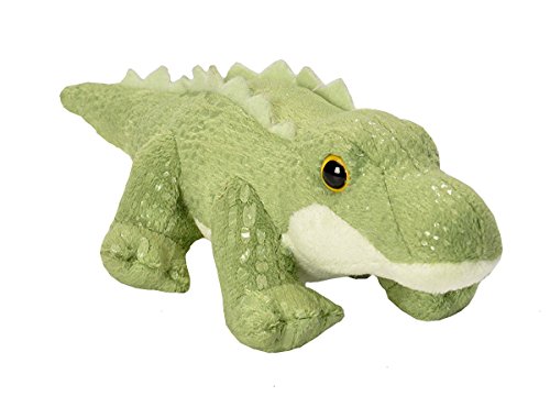 Wild Republic 18103 - CK Lil's Plüsch Alligator Krokodil, 15 cm, Mehrfarbig/Meereswellen (Ocean Tides) von WILD REPUBLIC