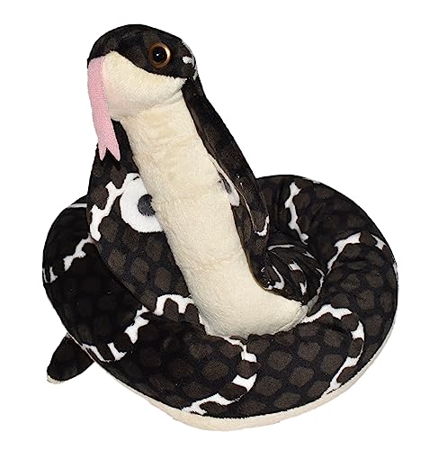 Wild Republic 19153 20730 Cobra Peluches Snakess Kobra Schlange Plüsch, 137 cm, 54" von WILD REPUBLIC