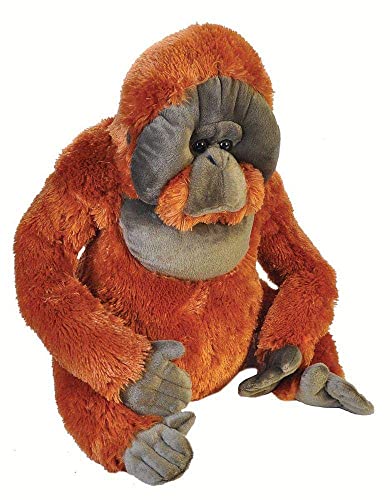 Wild Republic 19327 Jumbo Plüsch Orangutan AFFE, großes Kuscheltier, Plüschtier, Little Biggies, 53 cm von WILD REPUBLIC