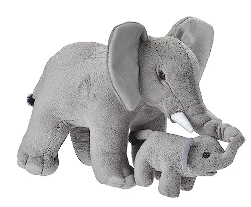 WILD REPUBLIC Mom and Baby Elefant, Großes Kuscheltier, 38 cm, Geschenkidee für Kinder, Kuscheltier mit Baby, Riesen-Stofftier aus recycelten Wasserflaschen WILD REPUBLIC Mom and Baby Elefant, Großes Kuscheltier, 38 cm, Geschenkidee für Kinder, Kuscheltier mit Baby, Riesen-Stofftier aus recycelten Wasserflaschen von WILD REPUBLIC