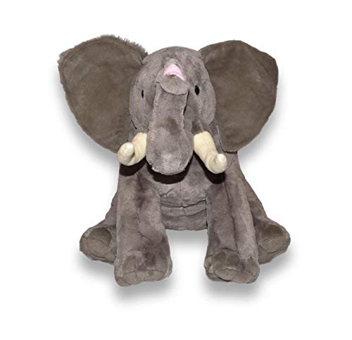 Wild Republic 19517 Jumbo Plüsch Elefant, großes Kuscheltier, Plüschtier, Little Biggies, 53 cm von Wild Republic