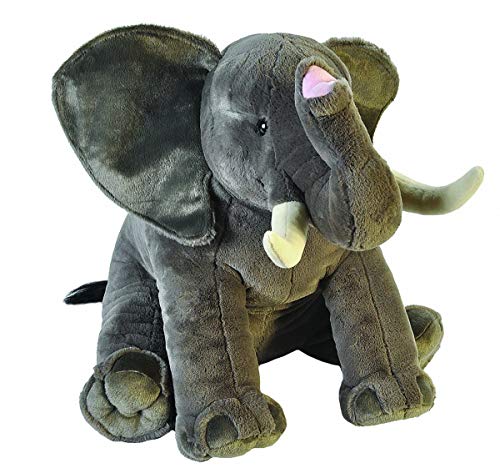 Wild Republic 19517 Jumbo Plüsch Elefant, großes Kuscheltier, Plüschtier, Little Biggies, 53 cm von Wild Republic