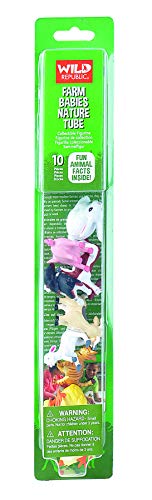 Wild Republic 20822 Nature Tube Figuren-Spielset, Farmtiere Babies, 10 teilig, Mehrfarbig von WILD REPUBLIC