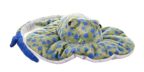 Wild Republic 20726 Plüsch Blaugefleckter Rochen, Cuddlekins Kuscheltier, Plüschtier 30 cm von Wild Republic