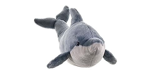 Wild Republic Cuddlekins Delfin, Stofftier, Baby-Geschenk für Mädchen und Jungen, Kinder Plüschtier, Kuscheltier Für Babys, Spielzeug aus Recyclingmaterial, 30 cm von WILD REPUBLIC