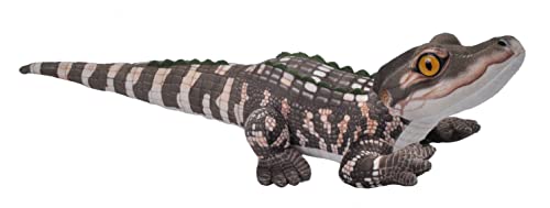Wild Republic Living Stream Baby-Alligator Krokodil-Stofftier aus Plüsch, Füllung und Stoff aus recycelten Wasserflaschen, Kuscheltier für Erwachsene, Geschenkidee für Angler, 51 cm von Wild Republic