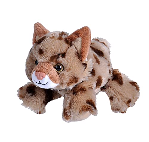 Wild Republic 23129 Hug´EMS Stofftier Rotluchs, Kuscheltier 18 cm, Multi von WILD REPUBLIC