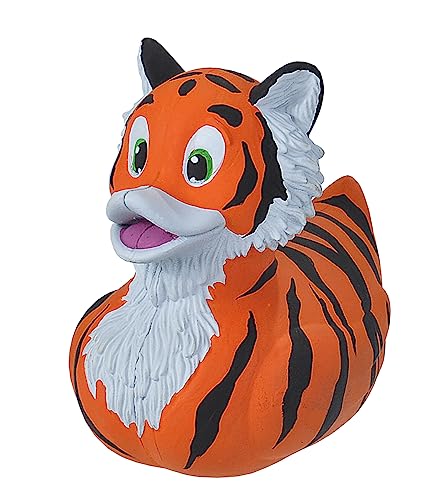 Wild Republic 23203 Rubber Duck, Tiger, 4" von WILD REPUBLIC