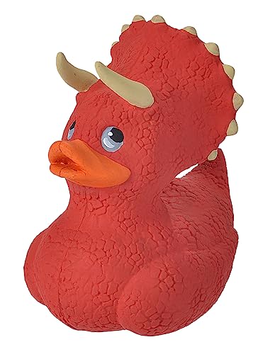 Wild Republic 23210 Rubber Duck, Triceratops, 4" von WILD REPUBLIC