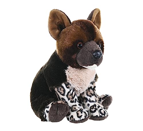 Wild Republic Cuddlekins Afrikanischer Wildhundwelpe, Stofftier, Baby-Geschenk für Mädchen und Jungen, Kinder Plüschtier, Kuscheltier Für Babys, Spielzeug aus Recyclingmaterial, 30 cm von Wild Republic