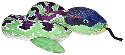 Wild Republic 23525 Plush Snake-54, Grün Lila von WILD REPUBLIC