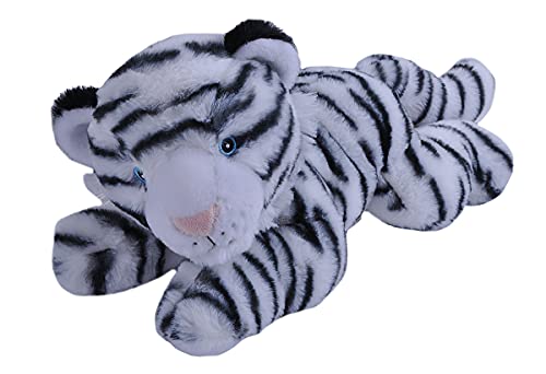 Wild Republic Ecokins Weißer Tiger, Kuscheltier aus Stoff, Nachhaltiges Spielzeug, Baby Geschenk zur Geburt von Jungen und Mädchen, Stofftier 30 cm von WILD REPUBLIC