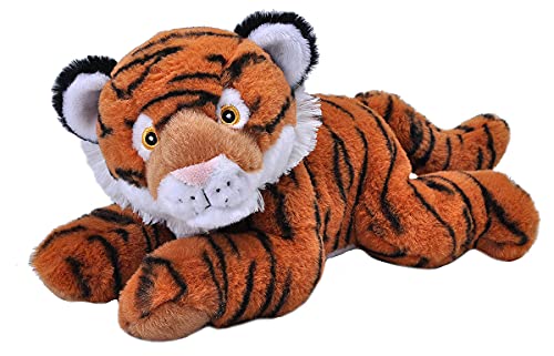 Wild Republic Ecokins Tiger, Kuscheltier aus Stoff, Nachhaltiges Spielzeug, Baby Geschenk zur Geburt von Jungen und Mädchen, Stofftier 30 cm von WILD REPUBLIC