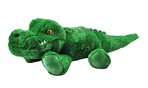 Wild Republic Ecokins Alligator, Kuscheltier aus Stoff, Nachhaltiges Spielzeug, Baby Geschenk zur Geburt von Jungen und Mädchen, Stofftier 30 cm von WILD REPUBLIC