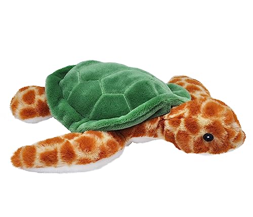 Wild Republic Ecokins Meeresschildkröte, Kuscheltier aus Stoff, Nachhaltiges Spielzeug, Baby Geschenk zur Geburt von Jungen und Mädchen, Stofftier 30 cm von WILD REPUBLIC