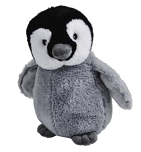 WILD REPUBLIC Ecokins Kaiserpinguin-Küken, Kuscheltier aus Stoff, Nachhaltiges Spielzeug, Baby Geschenk zur Geburt von Jungen und Mädchen, Stofftier 30 cm von WILD REPUBLIC