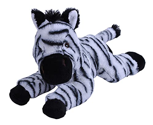 Wild Republic Ecokins Zebra, Kuscheltier aus Stoff, Nachhaltiges Spielzeug, Baby Geschenk zur Geburt von Jungen und Mädchen, Stofftier 30 cm von WILD REPUBLIC