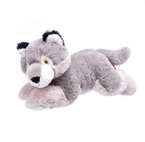 Wild Republic Ecokins Mini Wolf, Kuscheltier aus Stoff, Nachhaltiges Spielzeug, Baby Geschenk zur Geburt von Jungen und Mädchen, Stofftier 20 cm von WILD REPUBLIC