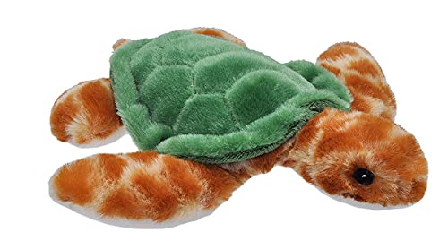 Wild Republic Ecokins Mini Meeresschildkröte, Kuscheltier aus Stoff, Nachhaltiges Spielzeug, Baby Geschenk zur Geburt von Jungen und Mädchen, Stofftier 20 cm von WILD REPUBLIC