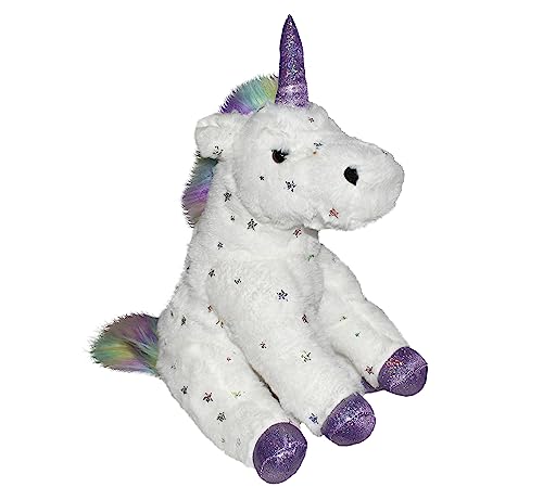 Wild Republic Foilkins Einhorn, Stofftier, 30 cm, Kuscheltier Kinder, realistisches Plüschtier, Öko-Kuscheltier, Flauschige Kuscheltiere, Füllung gesponnen aus recycelten Wasserflaschen von WILD REPUBLIC