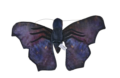 Wild Republic - 28283 - Schmetterling Tagpfauenauge, 37cm, Polyester, mit Fingertasche von WILD REPUBLIC