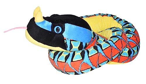 Wild Republic 89088 Snake 54 Rhino Plush Snake-54, Nashorn-Viper von WILD REPUBLIC