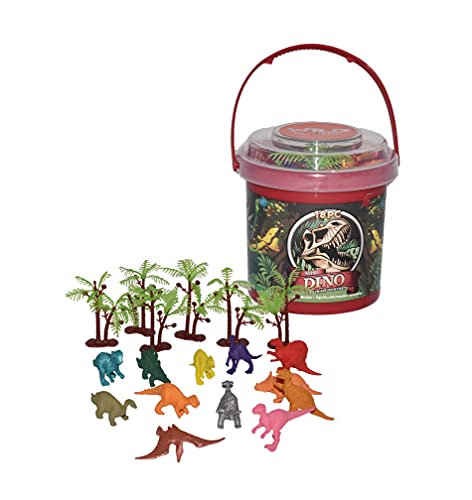 Wild Republic Adventure Bucket Mini Dinosaurier, Geschenk für Kinder, Sandspielzeug mit Spielzeugfiguren, Sensorisches Spielzeug von WILD REPUBLIC