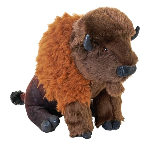 Wild Republic Artist Collection Eco Bison, Plüschtier, 38 cm, Plüschspielzeug, umweltfreundlich von WILD REPUBLIC