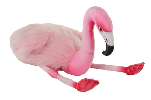 Wild Republic Artist Collection Eco Flamingo, Plüschtier, 38 cm, Plüschspielzeug, umweltfreundlich von WILD REPUBLIC