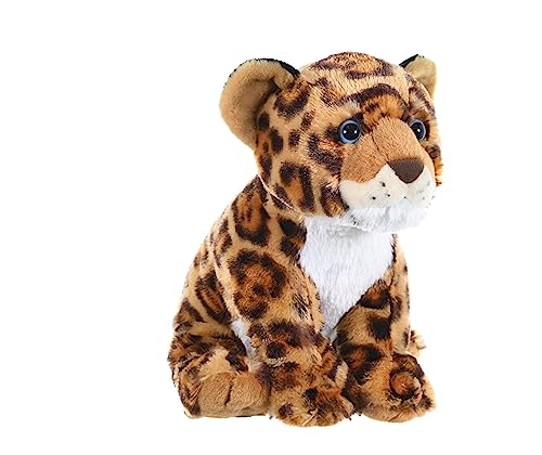 Wild Republic 17456 19353 Plüsch Jaguar, Cuddlekins Kuscheltier, Plüschtier, 30 cm, 12", Jaguarjunges von WILD REPUBLIC