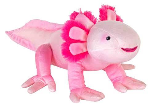 Wild Republic Cuddlekins Eco Axolotl, Plüschtier, 30 cm, Plüschspielzeug, umweltfreundlich von WILD REPUBLIC