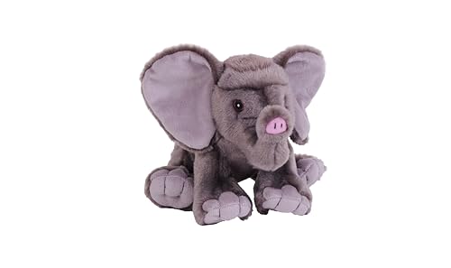 Wild Republic Cuddlekins Eco Mini Afrikanischer Elefant, Plüschtier, 20 cm, Plüschspielzeug, Füllung besteht aus recycelten Wasserflaschen, umweltfreundlich von WILD REPUBLIC