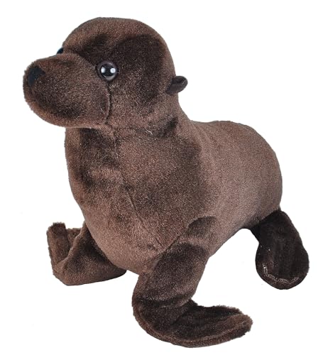 Wild Republic Cuddlekins Eco Mini Seelöwe, Plüschtier, 20 cm, Plüschspielzeug, Füllung besteht aus recycelten Wasserflaschen, umweltfreundlich von WILD REPUBLIC